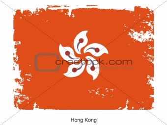Flag of hong kong