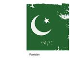 Pakistan grungel Flag