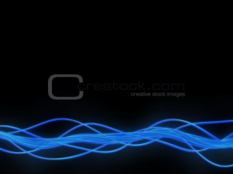 blue abstract rays