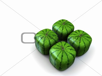 some square melons