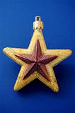 Christmas tree golden star decoration