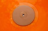 orange vinyl record texture