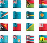 Vector flags. Oceania, part 12
