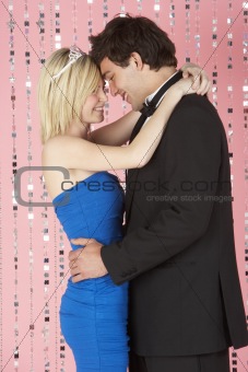 Young Couple Dressed For Party