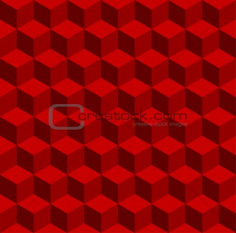 Isometric red pattern