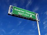 Smarter Thinking - Freeway Exit Sign