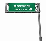 Answers - Next Exit Freeway Sign