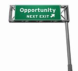 Opportunity Freeway Exit Sign
