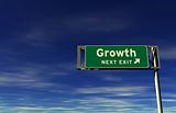 Growth - Freeway Exit Sign