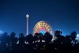 Ferris Wheel Carnival at Night