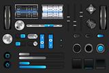 Graphic User Interface in Black