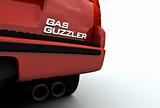 Gas Guzzler Emblem on SUV