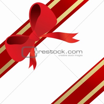 Red Bow vector illustration