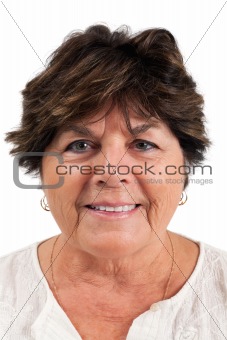 Portrait of a woman in her sixties