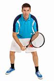 Young male tennis player