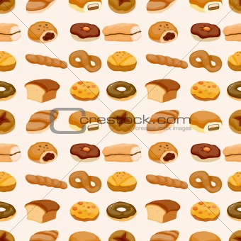 seamless bread pattern