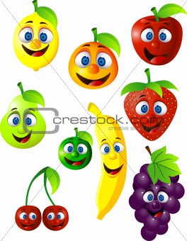 Fruits cartoon