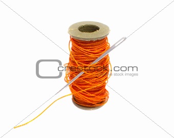 sewing thread with needle