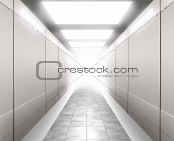 3D Illustration of a Corridor