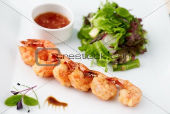 Tempura shrimps