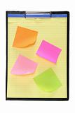 Clipboard with Sticky Notes 
