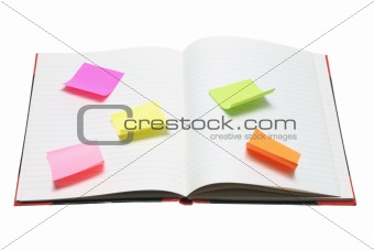 Note Book with Sticky Notes