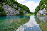 Reflection in Plitvice Lakes National Park, Croatia