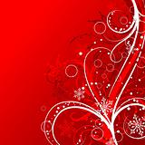 Christmas background decoration, vector