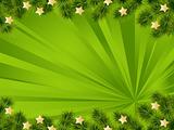 Christmas green background