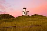 Lighthouse With Pink Dawn Sky