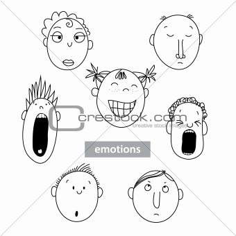 Emotion-people-vector-set
