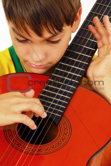 Boy with guitar