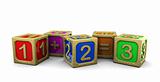 wooden blocks math