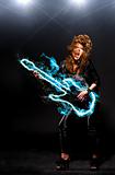 rock woman play blue guitar neon crop vert 0411(54).jpg