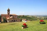 Small town of Grinzane Cavour, Italy.
