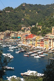 View on Portofino, Italy.