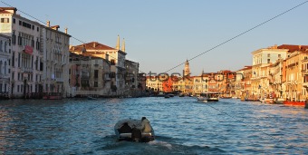 Panoramic view on Grand Canal.