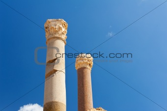 Two  pillars