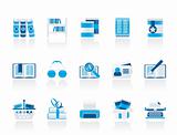 Library and books Icons