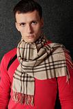man in scarf