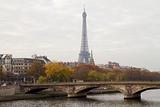 Eiffel Tower and Invalides Bridge