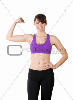 Athletic young woman