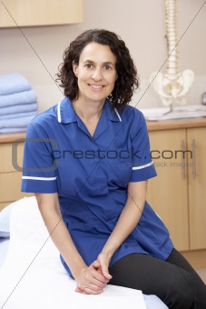 Portrait of female osteopath