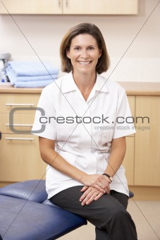 Portrait of chirpodist in clinic