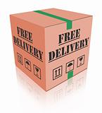 free delivery carboard box package