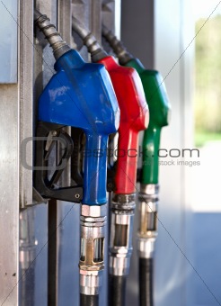 Colorful Fuel Nozzles