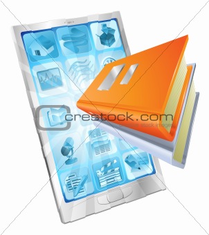 Book app phone concept