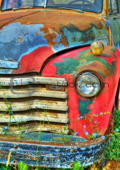 Colorful Vintage Truck