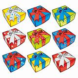 illustration of gift boxes