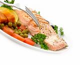 Salmon Fillet With Vegetables